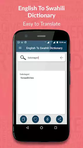 Play English To Swahili Dictionary  and enjoy English To Swahili Dictionary with UptoPlay