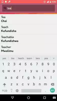 Play English to Swahili (Kiswahili) Dictionary