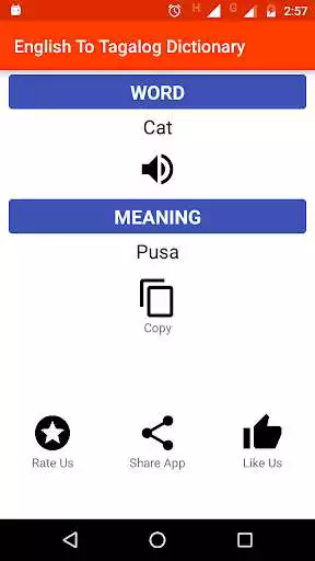 Play English To Tagalog Dictionary as an online game English To Tagalog Dictionary with UptoPlay
