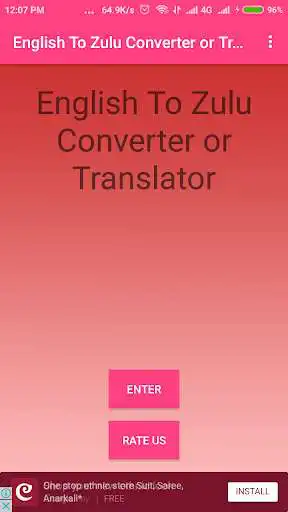 Play English To Zulu Converter or Translator