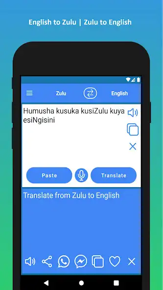 Play English to Zulu Translator App as an online game English to Zulu Translator App with UptoPlay