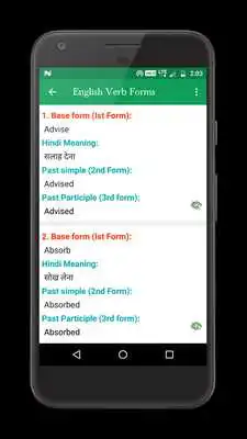 Play English Verb Forms