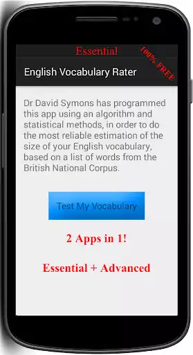 Play English Vocabulary Rater