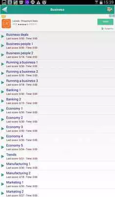 Play English Vocabulary With Topics