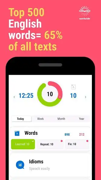 Play English with Wordwide: words  and enjoy English with Wordwide: words with UptoPlay