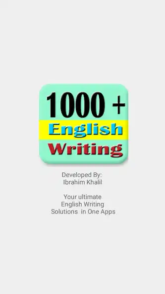 Play English Writing skill academic  and enjoy English Writing skill academic with UptoPlay