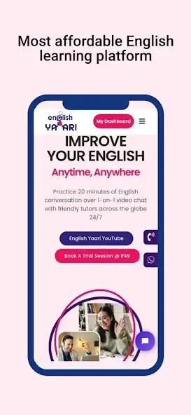 Play EnglishYaari - Spoken English as an online game EnglishYaari - Spoken English with UptoPlay