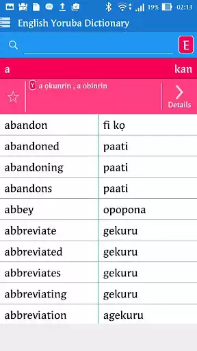 Play English Yoruba Dictionary as an online game English Yoruba Dictionary with UptoPlay