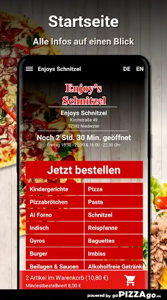 Play Enjoys Schnitzel Niederzier as an online game Enjoys Schnitzel Niederzier with UptoPlay