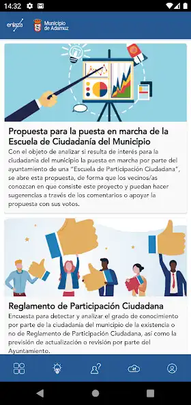 Play Enlaza Participación Ciudadana as an online game Enlaza Participación Ciudadana with UptoPlay