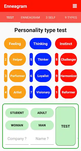 Play Enneagram (Personality test)  and enjoy Enneagram (Personality test) with UptoPlay