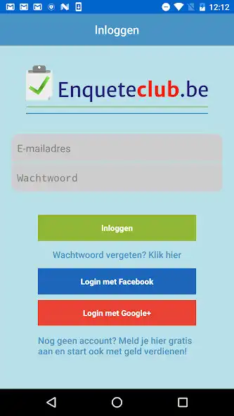 Play EnqueteClub.be as an online game EnqueteClub.be with UptoPlay