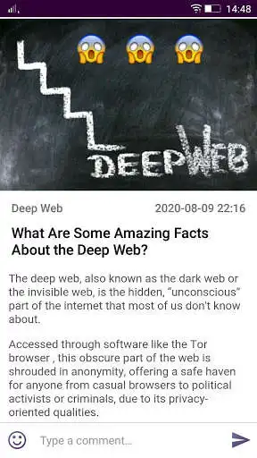 Play Enreto - Dark & Deep Web Guide as an online game Enreto - Dark & Deep Web Guide with UptoPlay