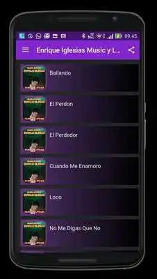 Play Enrique Iglesias Musica yLetra
