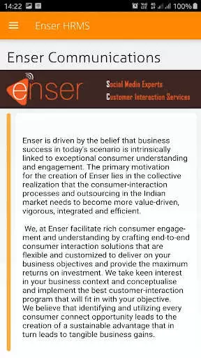 Play Enser Communications HRMS as an online game Enser Communications HRMS with UptoPlay