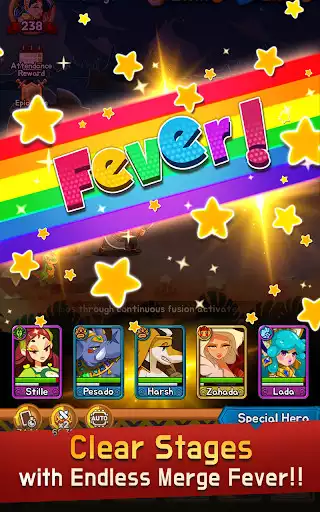 Play Epic Merge Heroes - Idle RPG as an online game Epic Merge Heroes - Idle RPG with UptoPlay