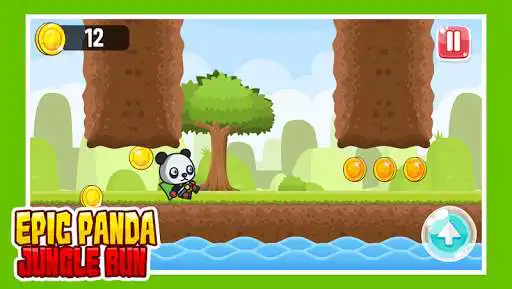 Play Epic Panda Jungle Run as an online game Epic Panda Jungle Run with UptoPlay