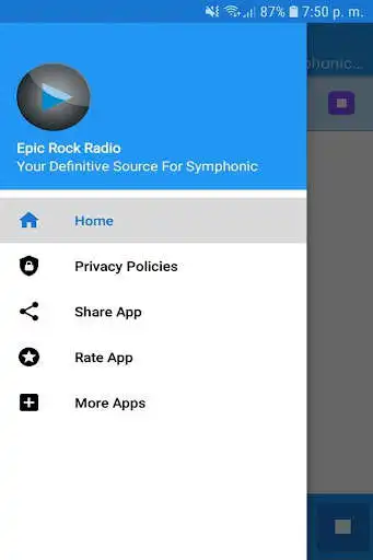 Play Epic Rock Radio App as an online game Epic Rock Radio App with UptoPlay