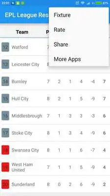 Play EPL League Results 2016-2017