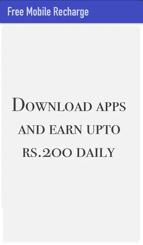 Play E Pocket Money - Free Recharge