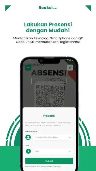 Play E-Presensi Reaksi Corp  and enjoy E-Presensi Reaksi Corp with UptoPlay