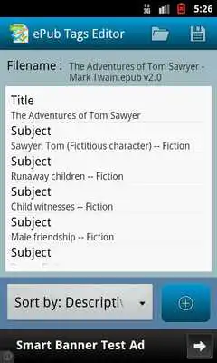Play ePub Tags Editor