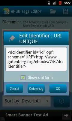 Play ePub Tags Editor