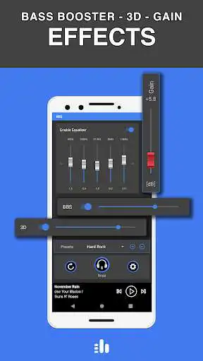 Play Equalizer  Bass Booster - XEQ as an online game Equalizer  Bass Booster - XEQ with UptoPlay