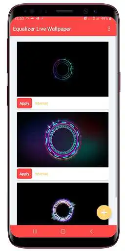 Play Equalizer - Live Wallpaper
