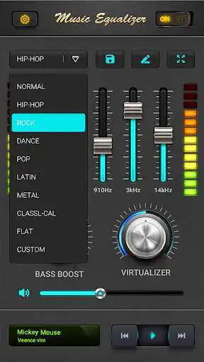 Play Equalizer Music Bass Booster as an online game Equalizer Music Bass Booster with UptoPlay