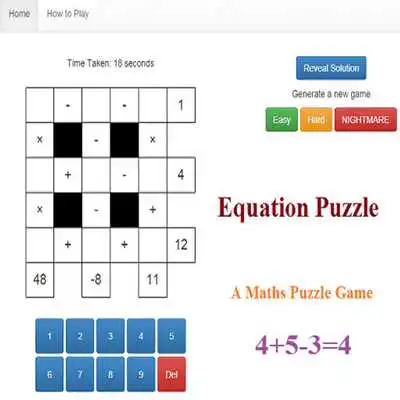 Play Equation Puzzle