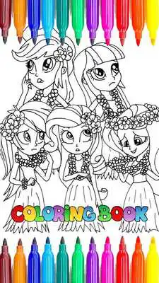 Play Equestria Coloring Game Pony 2018