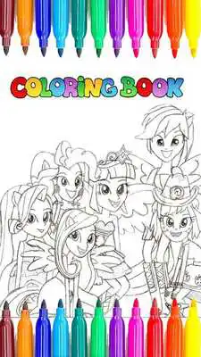 Play Equestria Coloring Game Pony 2018