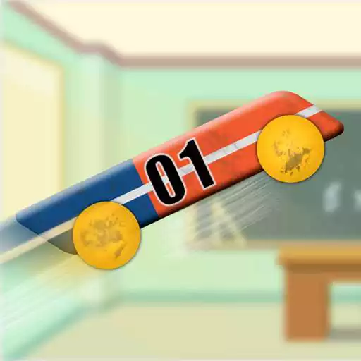 Play Eraser Racer - table top stunt ramps APK