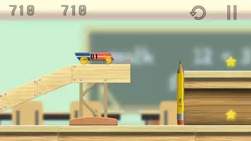 Play Eraser Racer - table top stunt ramps as an online game Eraser Racer - table top stunt ramps with UptoPlay