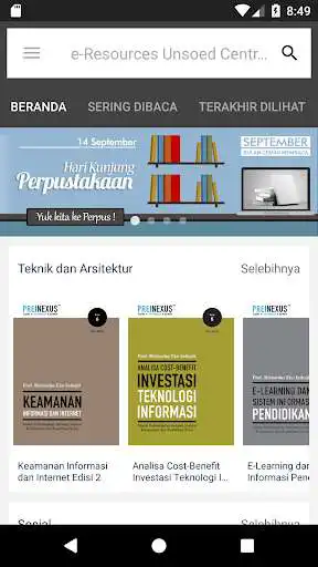 Play e-Resources Unsoed Central Library as an online game e-Resources Unsoed Central Library with UptoPlay