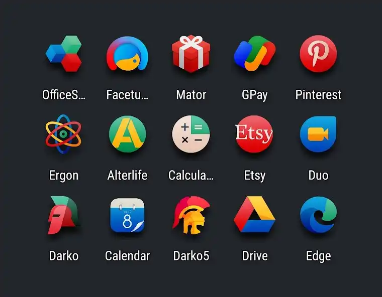 Play Ergon - Icon Pack as an online game Ergon - Icon Pack with UptoPlay