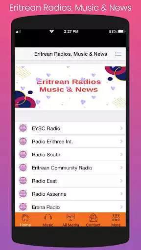 Play Eritrean Radios, Live Music, Breaking News  Media