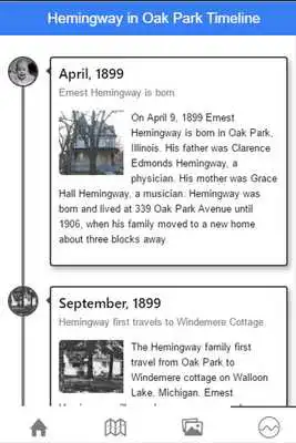 Play Ernest Hemingway in Oak Park