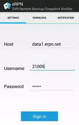 Play eRPN Remote CCTV Backup