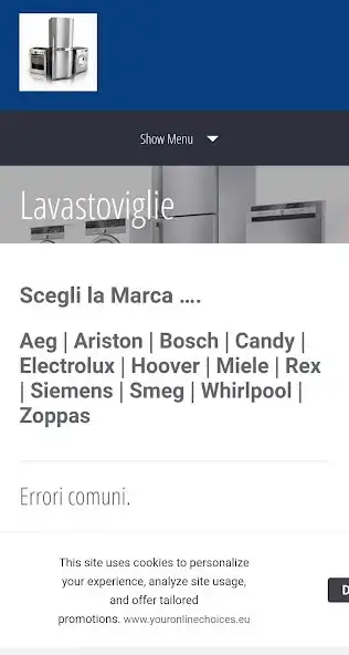 Play Errori Elettrodomestici as an online game Errori Elettrodomestici with UptoPlay