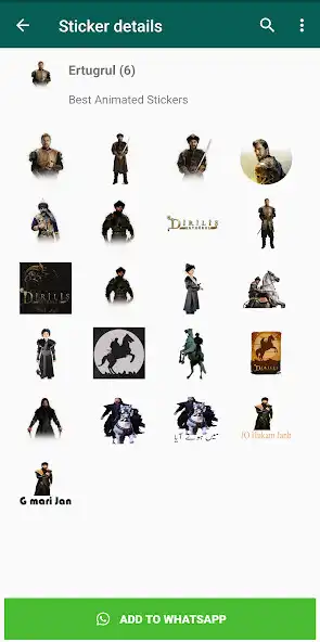 Play Ertugrul Stickers for WhatsApp  and enjoy Ertugrul Stickers for WhatsApp with UptoPlay