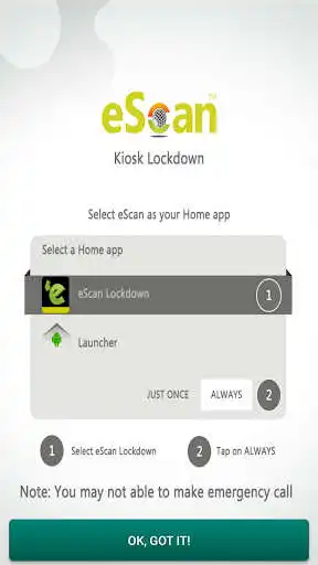 Play eScan Kiosk Lockdown  and enjoy eScan Kiosk Lockdown with UptoPlay