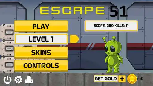 Play Escape51: Endless Scrolling Shooter  and enjoy Escape51: Endless Scrolling Shooter with UptoPlay