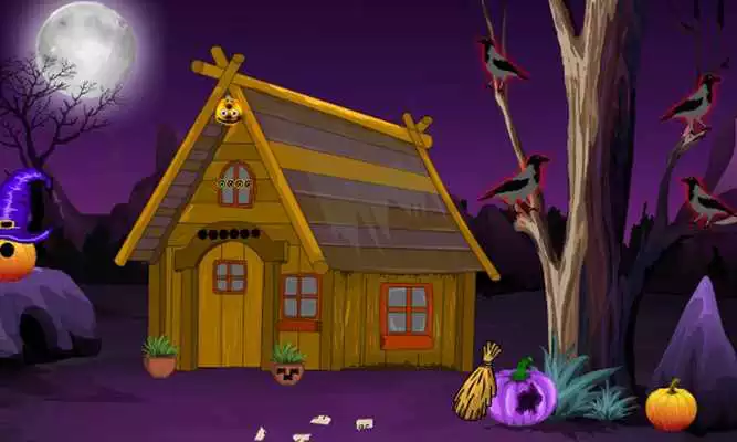 Play Escape Game - Halloween Owl Forest Escape