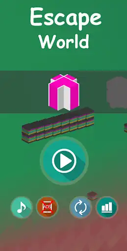Play Escape World - ball jumping game as an online game Escape World - ball jumping game with UptoPlay