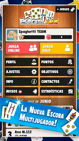 Play Escoba Más - Juegos Sociales as an online game Escoba Más - Juegos Sociales with UptoPlay