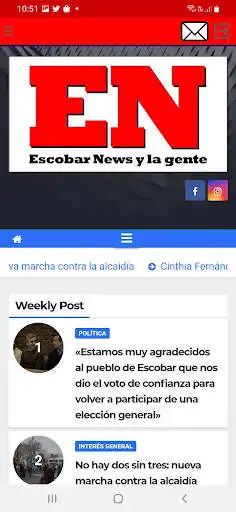 Play Escobar News y la gente  and enjoy Escobar News y la gente with UptoPlay