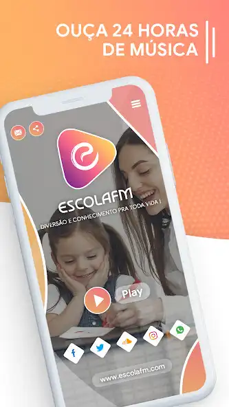 Play Escolafm Beta as an online game Escolafm Beta with UptoPlay