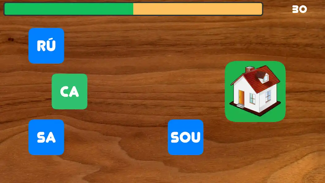 Play Escrever com sílabas  and enjoy Escrever com sílabas with UptoPlay